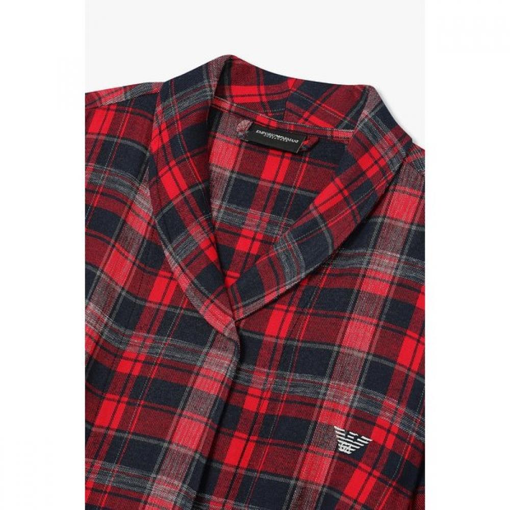 Men S Tartan Check Cotton dreSSing Gown  0814341003 