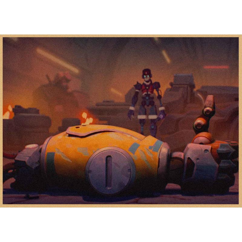 Love, Death & Robots Vintage Kraft Paper Poster