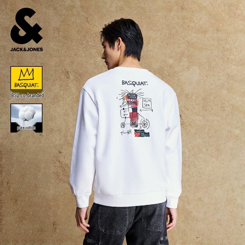 JACK&JONES BSQ Men's Graphic Cotton Sweatshirt