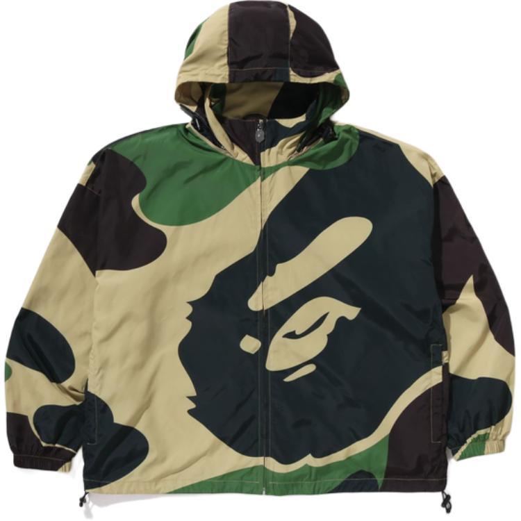 A Bathing Ape Abc Camo hooded jacket 1L30-140-302