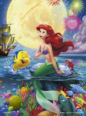 Quebra-cabeça de 150 peças A Pequena Sereia Moonlight Harmony Paris [Petit Clear]