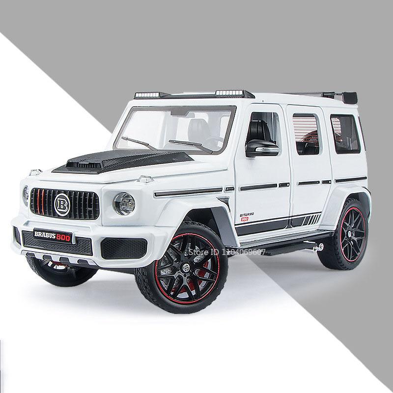 1:24 G800 Modèles de Voitures SUV Portes Alliage Moulé sous Pression W140 320Sel Modèle Ouvert Tirer en Arrière Son Lumière Amortissement Chocs Jouets Cadeaux Pour Enfants