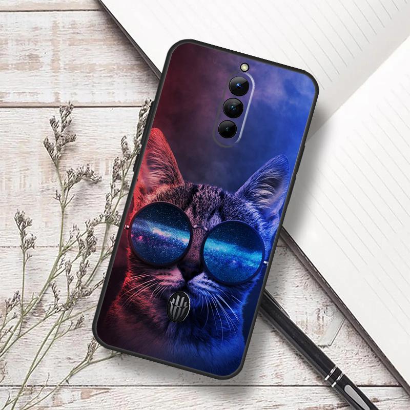 Cute Cat Animal Case For ZTE Nubia Red Magic 11 10 9 8 8S 9S 10S Pro Plus 6 7 6S 7S Pro 5G 6R 10 Air Funda