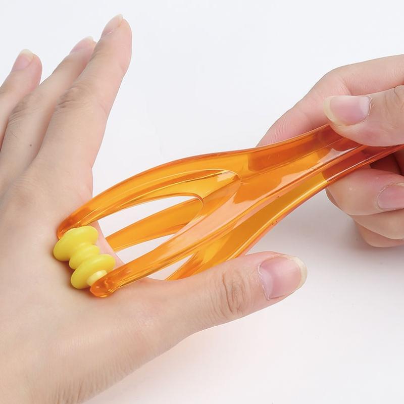 Home Finger Massage Clip, Roller Type Hand Joint Relief Massager, Multifunctional Elastic Slimming Hand Tool