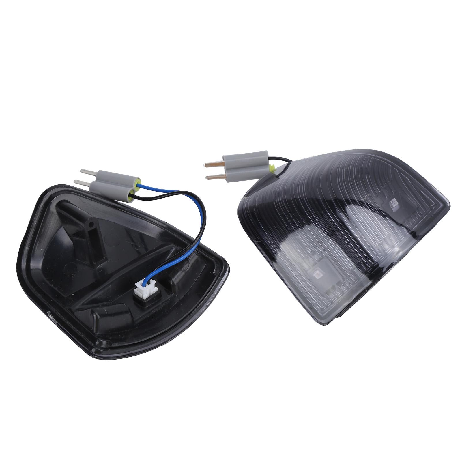 

Pair Mirror Turn Signal Light 68302828AA Replacement for Dodge Ram 1500 2500 3500 4500 5500Smoky дымный черный