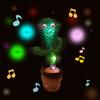Dancing Talking Cactus Toy Kid Singing Mimicking Repeating Cactus Toy Baby Toddler Boy Girl Gift Recording Voice Interactive Fun
