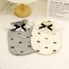 Pet Spring Ins Bow Vest Cat Clothes Teddy Lace Bow Collar Hoodie Home Clothing Pet Base Shirt Puppy Clothes