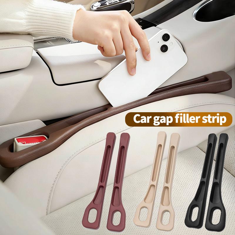 Car gap filler strip for Ford Edge Car Seat Gap Filler Side Storage Strip Space-Saving Interior Organizer Plug & Play 2Pcs