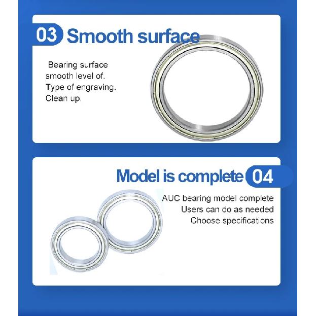 6800 6801 6802 6803 6804 6805 6806 6807 6808ZZ.  Deep Groove Ball Bearing