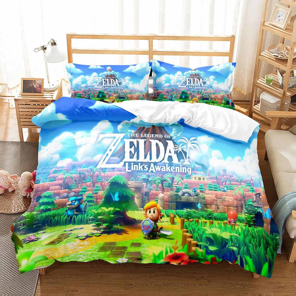 Children Duvet Cover Set King Queen Double Full Twin Single Size Link Bed Linen Set