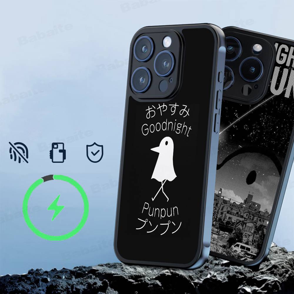 Goodnight Punpun Hot Comics For Phone Case For IPhone 16 15 14 13 12 11 17 Pro Max Plus Magnetic Wireless Cover