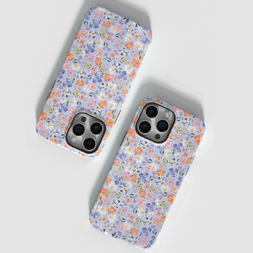 Amazon hot-selling full-screen small floral iPhone15promax summer mobile phone case girl high-value case