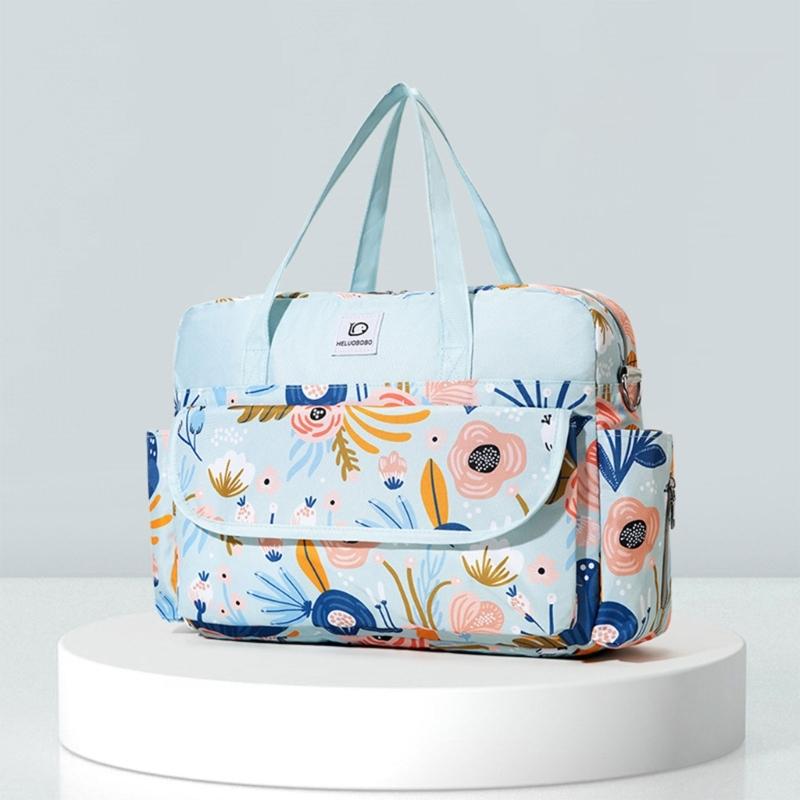 Modna Wielofunkcyjna Torba dla Mamy Wodoszczelna i Stylowa Przechowywanie Pieluch Wiele Wzorów dla Kobiet w Ciąży!