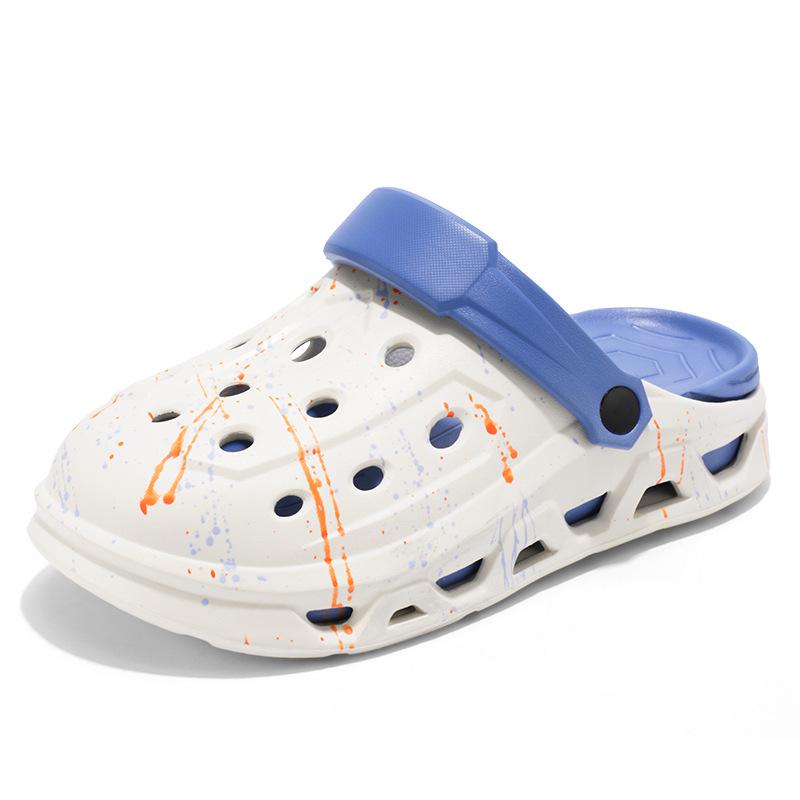 Men s Summer Casual Cross-Border Slippers: Thick Sole, Outdoor Beach, Two-Way Water Shoes 42-43