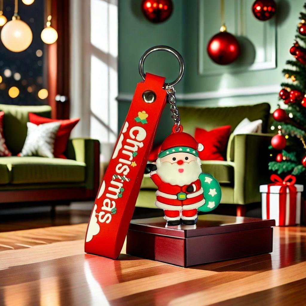 

Очаровательный рождественский брелок в виде Санта-Клауса | Портативный и изысканный подарок