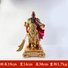Colorful Copper God of Wealth, Guan Gong, Guan Di, Sheng Jun, Wu God of Wealth, Guan Yu Decoration Store Company Opening Gifts