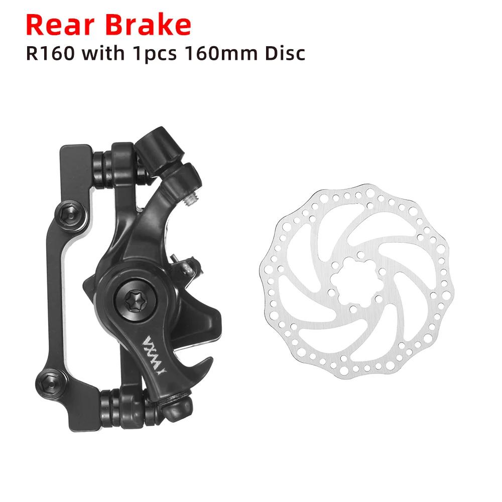VXM Bicycle Disc Brake Aluminum Alloy F160 R160 Mountain Road MTB Bike Mechanical Caliper Disc Brakes Cycling Double Brake