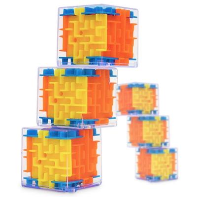 Labyrinthe 3D transparent pour enfants, éducation précoce, décompression mentale, jouets de fête pour adultes