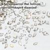 50Pcs Mini Pointed Bottom Mixed Shape  Jewelry Nail Decorations Glass Pile Diamond Manicure Accessories
