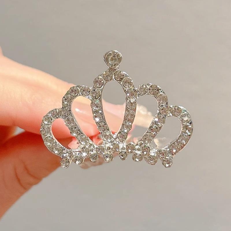 Brilliant Rhinestone Princess Crown Hair Accessories High End Adult Ceremony Birthday Headband Girls Exquisite Headband
