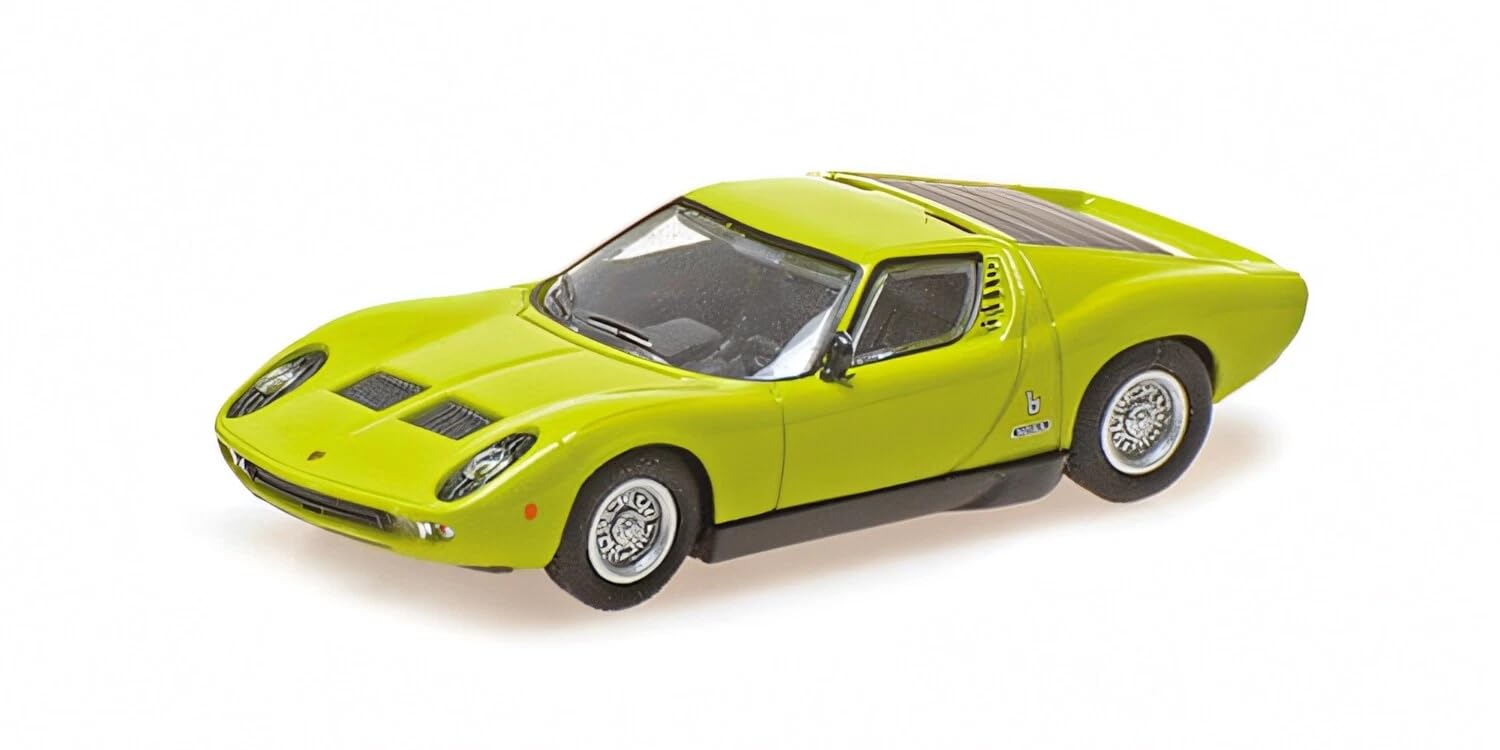 MiniChamps 1/87 Lamborghini Miura 1966 Green MINICHAMPS Miura HO Scale Die-Cast Model зелёный