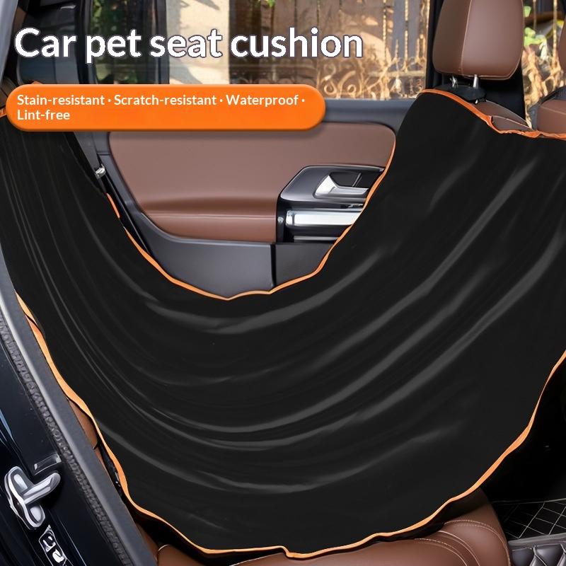 New Portable Pet Car Mat For Dog Cat Rear Seat Waterproof Wear Resistant Rear Seat Protector Mat Travel Automotive Pet Supplies