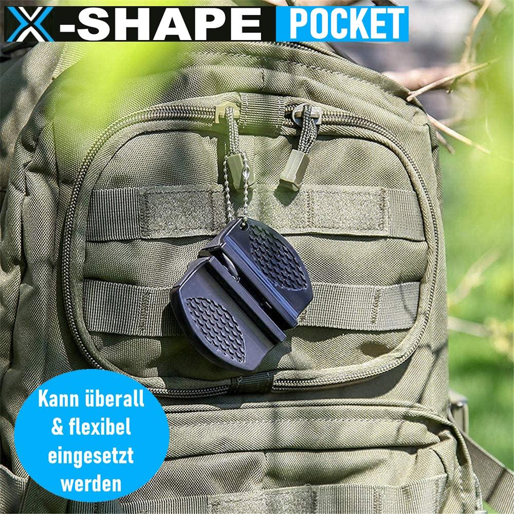X-SHAPE POCKET Afilador de cuchillos profesional Afilador de cuchillos Afilado de cuchillos Sharper