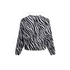 Nike Women's Casual Zebra Print Pullover Hoodie In Black