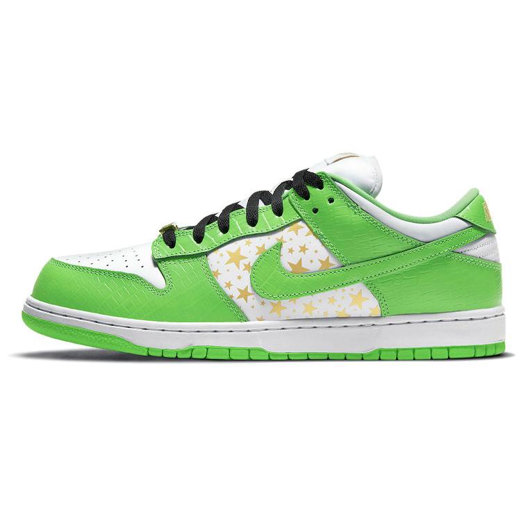 

Кроссовки Nike SB Dunk Low Supreme Stars Mean Green (2021)(ДХ3228-101) 42