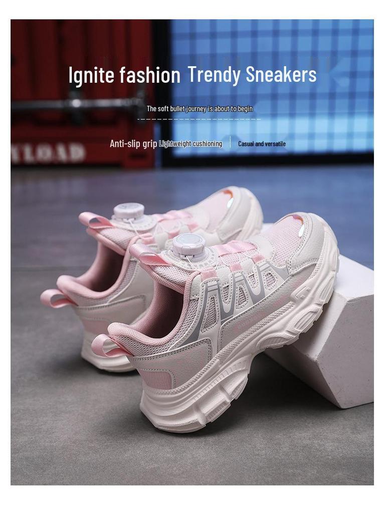 Bobdog Mädchen Leichte Leder Lauf-Sneakers - Neu für Herbst/Winter 2025