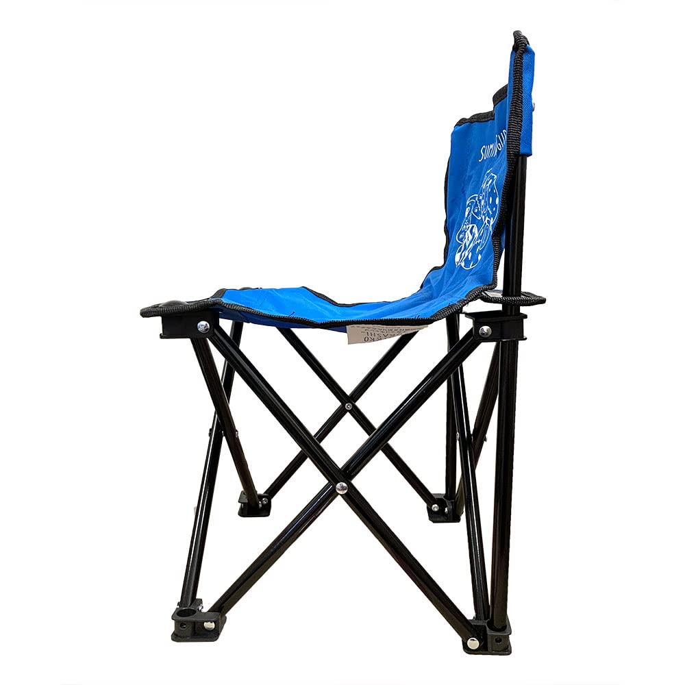 Sumikko Gurashi Sumikko Camp Folding Chair with Storage Bag 31cm Load Capacity 80kg Compact Storage Fishing Camping Approx. (Blue)