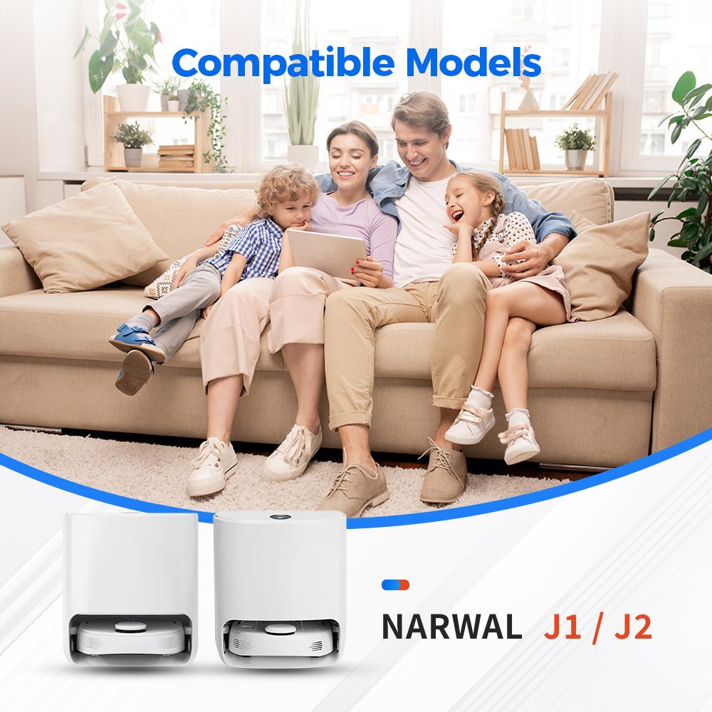 Battery Back Cover For Narwal J1 J2 T10 Robot Vacuum Cleaner Replacement Battery Cover Screw Holes Cover Repair Accessories Part
