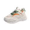 Trendy Design Women's Shoes 2024 Spring and Autumn Thick Sole Elevated Casual Mesh Breathable Colored Sports Shoes for Women