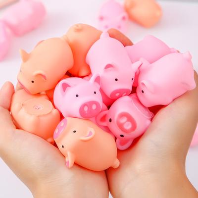 Cartoon-Schwein Haustier Stressabbau Quetschspielzeug Hüpfendes Tier Spielzeug Zur Angstlinderung Lustiges Geschenk Für Jungen Mädchen Kinder & Erwachsene