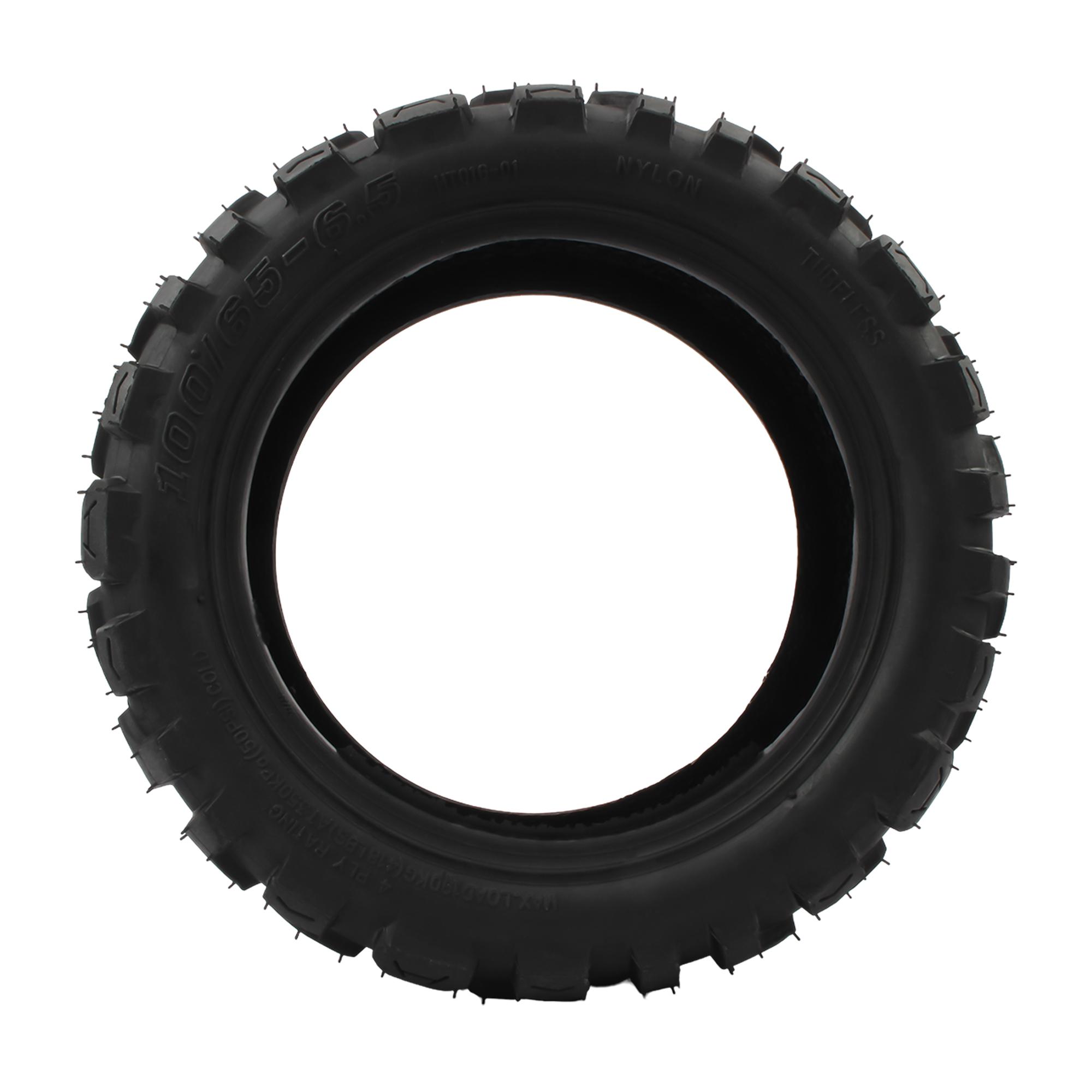 100 65-6.5 Off-road Tire 11 Inch Electric Scooter Modified Rubber Tire Off-Road Parts Tubeless Tyre Accessories