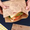 GOWKE Food Grade Oil-Proof Triangular Kraft Paper Bags
