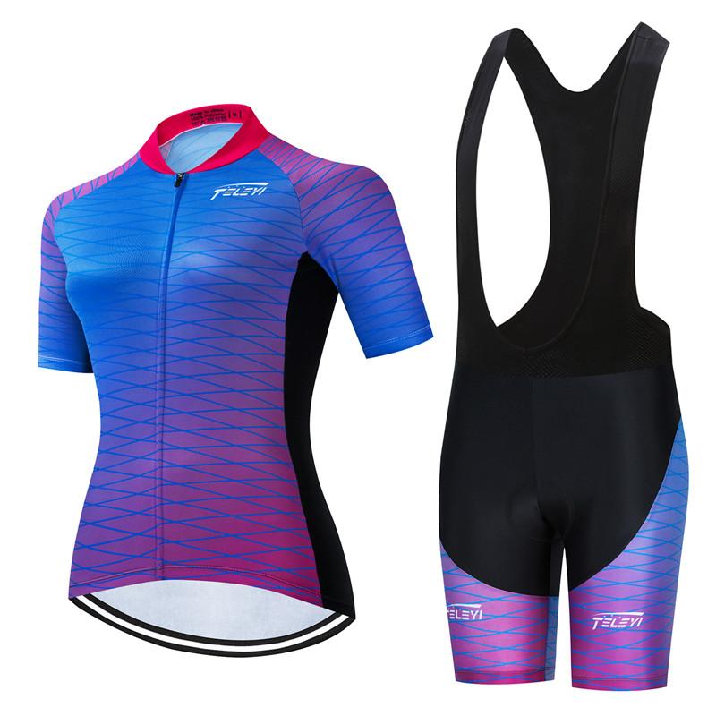 Pro Women's Cycling Sets Summer Bike Jersey Short Set Road Bicycle Clothing Suit Pro Cycling Kit MTB Biking Outfits Cycle Wear