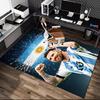 1pc Football Star Messi Rug, Comfortable Printed Home Area Carpet, Cozy Office Chair Rug