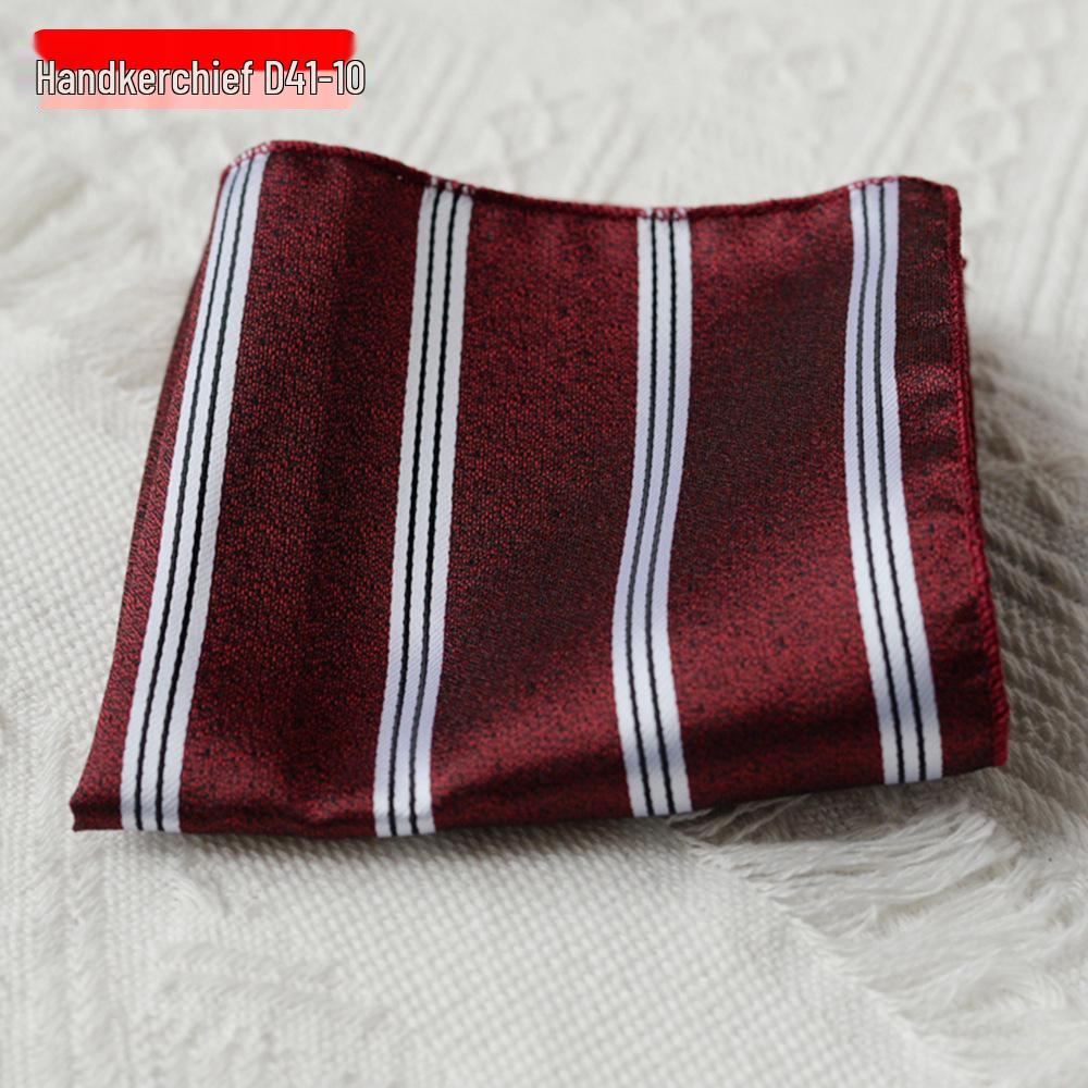 Men's Polyester Silk Pocket Square Handkerchief for Business, Formal, and Wedding Attire.