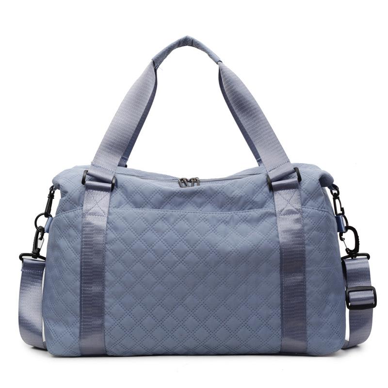 

Large Capacity Travel Bag with Portable Outdoor Sports Fitness Bag for Short Trips and Boarding Bag синий