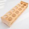 Wooden Shot Glass Holder for 6 Glasses Compact Display Tray for Whiskey Cups Home Bar Party Organizer Storage Rack