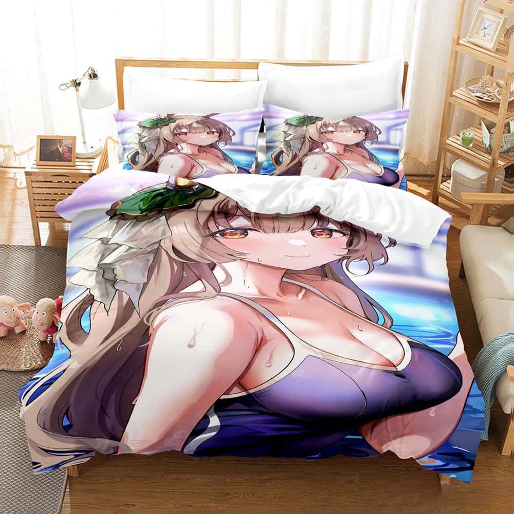 3D Kawii Girls Uma Musume Pretty Derby Bedding Set Single Twin Full Queen King Size Bed Set Adult Kid Bedroom Duvetcover Sets