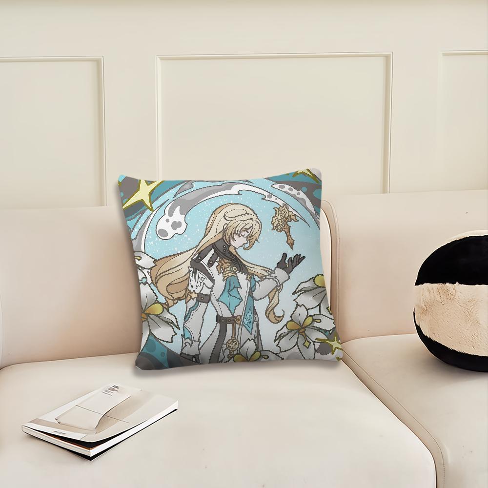 Game Honkai Star Rail cushion cover Pillow Cover Decoration Room Home Sofa living Office Car Nordic Simplicity