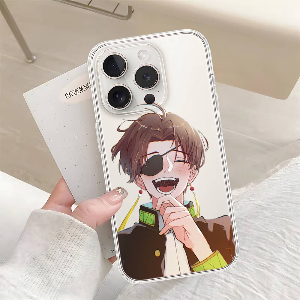 Amine W-WINDs BREAKERs Phone Case For IPhone 17 16 15 14 Plus 13 12 11 Pro Max Phone Back Cover Transparen