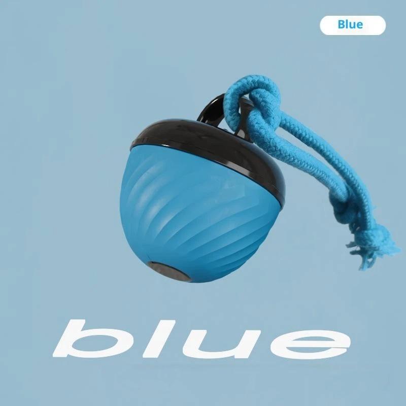 Smart Dog Toy Ball Electronic Interactive Pet Toy Moving Ball Rope Usb 3 Modes Automatic Moving Bouncing For Puppy Chew Products
