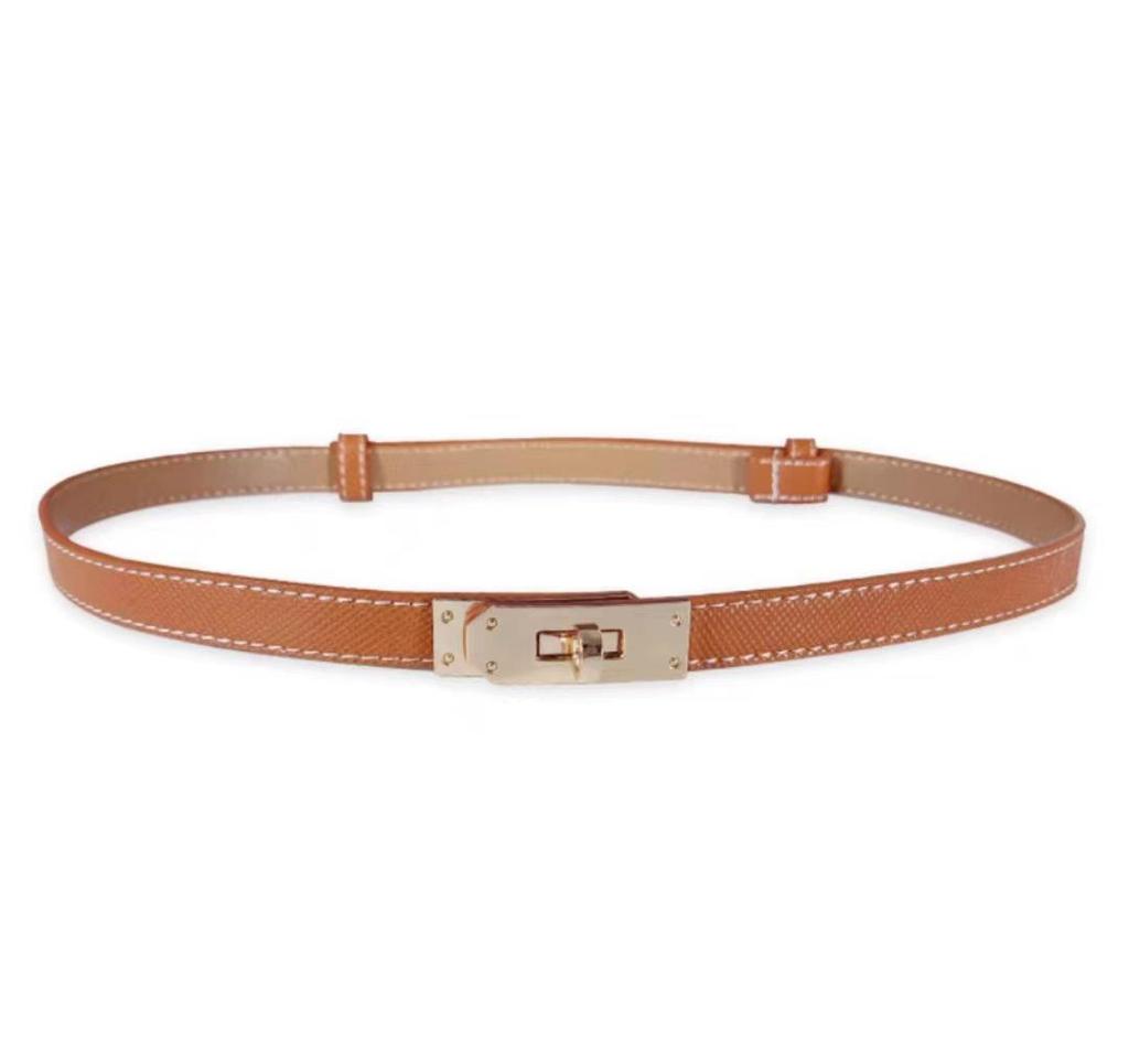 Women's High-End Faux Leather Waist Belt - Versatile Fashion Accessory for Dresses