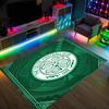 Celtic FC Design Kristall-Samt-Teppich Gemütlich Nicht?Rutschfester Teppich mit Aufdruck für Schlafzimmer Wohnzimmer Eingang