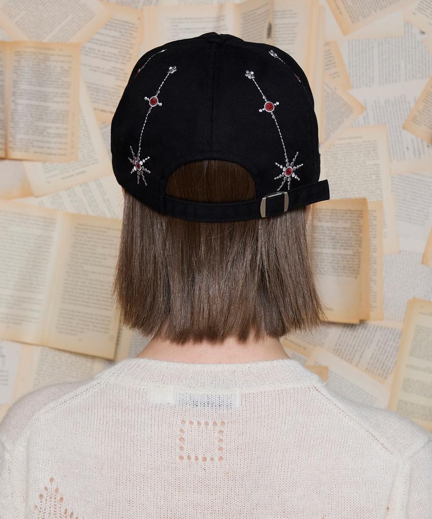 UNALLOYED Gemstone Logo Cap / Black