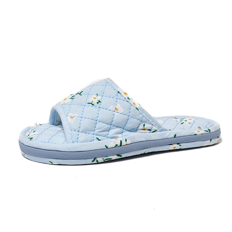 

Домашние тапочки из корейского трансграничного бесшумного материала - дышащие, пригодные для машинной стирки, толстая трехслойная подошва One Size