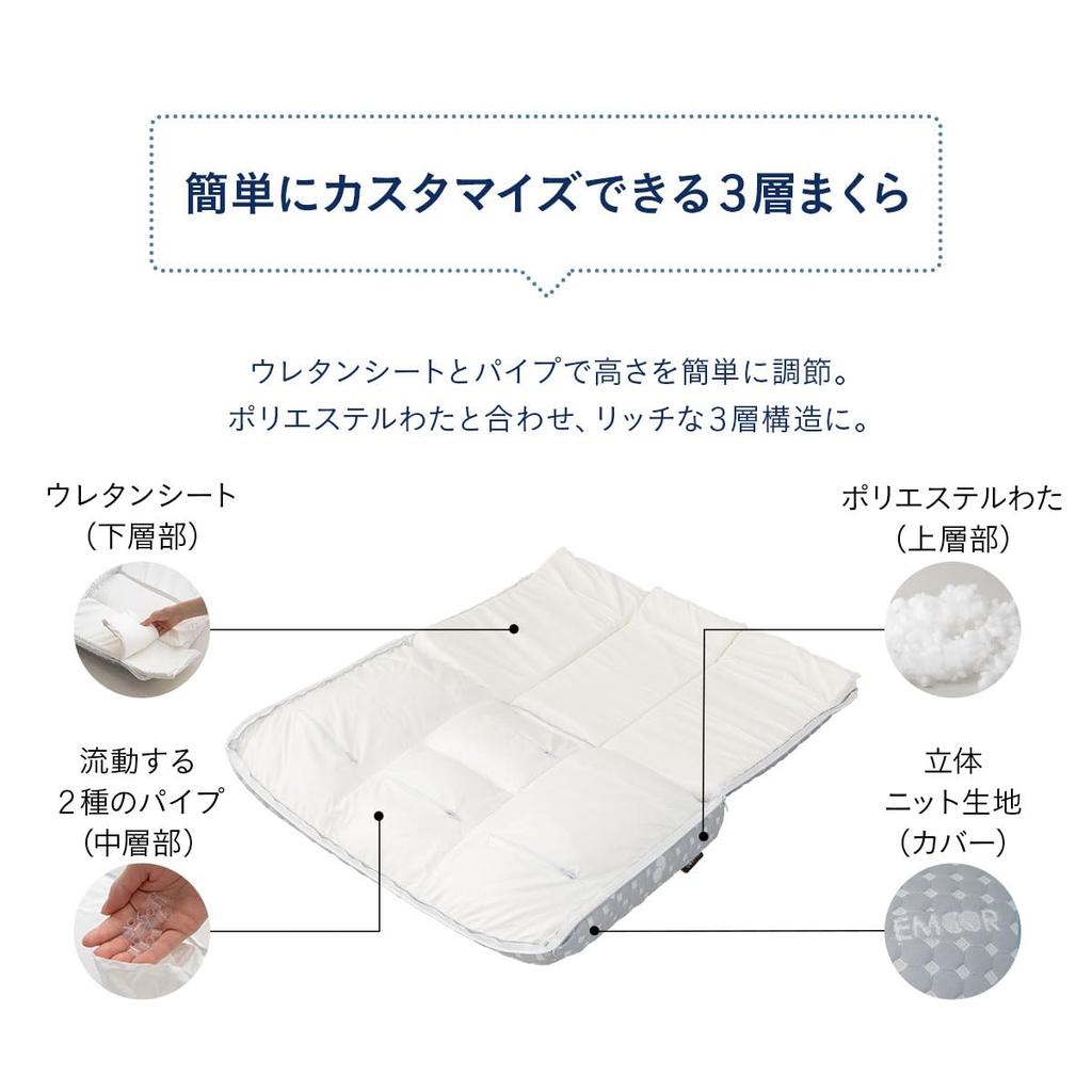 EMOOR Pillow Pillow Height Adjustable Function Hand Washable EMOOR LUXE Self-order